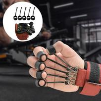 Finger strengthener, hand grip strengthener, finger stretcher, finger trainer, gray