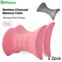 PurenLatex Memory Foam Orthopedic Bedding Pillows Waist Back Support Cushion Slow Rebound Pressure  Pillow for Pregnant Women 51x36x13cm
