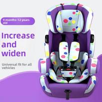 Vaikiška automobilinė kėdutė vaikams, pagaminta iš patvaraus poliesterio, saugiai kelionei Purple blue
