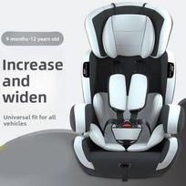Vaikiška automobilinė kėdutė vaikams, pagaminta iš patvaraus poliesterio, saugiai kelionei Gray Black gray