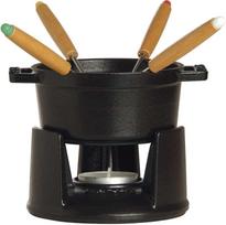 STAUB Mini komplektas do fondue 10 cm, juoda