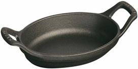 STAUB Ovalus mini kepimo ir gratino indas 250 ml, juodas