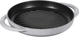 STAUB Apvali ketaus keptuvė su dviem rankenomis, 22 cm, grafito spalvos