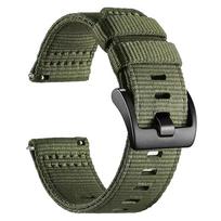 Nylon Watch Band for TicWatch Pro 5 Enduro Atlas Strap For Zeblaze Ares 3 For COROS NOMAD For Garmin Venu X1 Straps Wristband 24mm žalia
