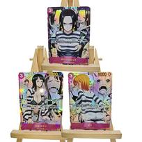 3pcs/set Boa HancockNami Diy Self Control Collect Signature Trading Flash Card Anime Cartoon Gift one piece opcg Entertaining Play Safe Kid Friendly black