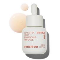 Innisfree Juodosios arbatos jaunystę stiprinanti ampulė 30ml white