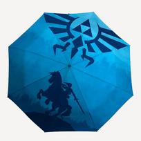 1pc The Legend of Zelda Automatic Open/close Folding Portable Umbrella with 8-Rib Structure for Women/Men, All-Season Use  a0901149 blue
