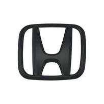 Automobilio priekinio variklio dangčio emblema Galinių durelių bagažinės ženklelis Vairo lipdukas Decal Honda Accord Civic Type-R CRV HRV FIT Jazz RG0 49mm matinė juoda spalva