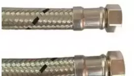 Neoperl Nordic As NEOPERL silikoninė žarna DN20 nerūdijančio plieno pynimas 3/4 veržlė x 3/4 veržlė 500 mm. Skirta šaltam ir karštam vandeniui. 90 °C esant 10 bar.