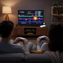 Retro Gaming Console Plug and Play Stick for Computers Entertainment black