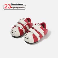 2025 Winter Baby Walker Shoes: Soft Bottom Sports Shoes for Boys & Girls, Casual Board and Cotton Style Size 18/Length 13.5cm raudona