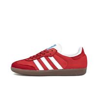 Adidas Originals SAMBA OG Slip Resistant Abrasion Resistant Low top Skateboard Shoes Unisex Red B75806(Team354-) 43⅓ red