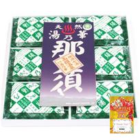 40g Nasu Onsen Natural Bath Flower, 12 Pack, Non-woven Fabric Bath Additive with Fukin, Hot Spring Element blue
