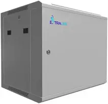 Extralink 9U 600x450 ASP pilka | Rack spintelė | montuojama ant sienos, tvirtos skardos durys