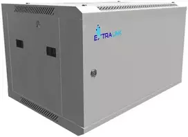 Extralink 6U 600x450 ASP pilka | Rack spintelė | montuojama ant sienos, tvirtos skardos durys