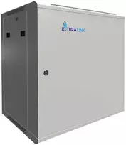 Extralink 12U 600x450 ASP pilka | Rack spintelė | montuojama ant sienos, tvirtos skardos durys