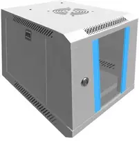 Extralink 6U 10" Pilka | Rack spinta | montuojama ant sienos