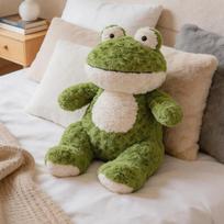 Adorable 45cm 60cm Plush Toy Frog Stuffed Animal Plushies Sleeping Cute Long-legged Frog Plush Doll Birthday Present 60cm žalia