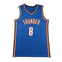 OKC Thunder Krepšinio Marškinėliai Vyriški Medvilniniai Komandos Uniforma Treniruočių Žaidynės Gerbėjų Apranga Mėlyna Juoda Oranžinė S M L XL XXL XXL blue