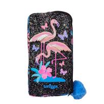 Smiggle dvigubo sluoksnio animacinis pieštukų dėklas vaikams - Dovana į mokyklą gray