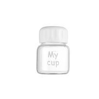 Professional Borosilicate Glass Soy Milk Coffee Mug Leak-proof Cute Mini Water Cup Portable Small Glass Water Bottle