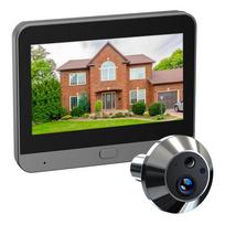Tuya Doodle Smart Doorbell Camera: 3MP, Remote App Control, Night Vision, Peephole Monitoring.