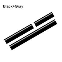 Car Hood Bonnet Roof Trunk Kit Stickers For VW Volkswagen Polo 6R 6C 9N2 9J GTI PVC Racing Style Decals Auto Tuning Accessories 1 Set gray