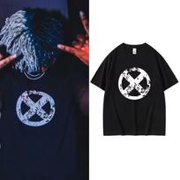 Rapper Ken Carson Teen Bean Same Graphic T shirt Men's Playboi Carti Print T shirt Men Women Hip Hop Vintage Oversized T shirts 150 gray