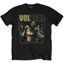 Volbeat T Shirt Seal The Deal band logo new Official Mens Black XL gray