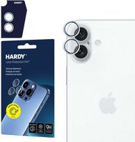 3mk Hardy Lens Protection Pro Kameros apsauga with Sidabrinis Frame Apple iPhone 16 / 16 Plus