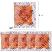 30/5pcs Color Change Moisture-proof Dehumidifier Desiccant Orange Bag Waterproof Reusable Silica Gel Beads Moisture Absorbers 10PCS oranžinė