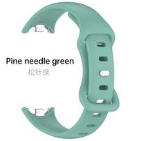 Silicone Strap For Xiaomi Mi Band 11 Strap NFC Sport Rubber Bracelet Pulseira Correas for Xiaomi Smart Band 8 9 10 Bracelet Xiaomi Mi Band 11/10/9/8 žalia