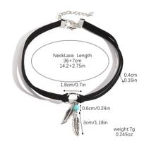 Bohemian Foliage Geometric Round Ladies Choker Necklace Neck Ring
