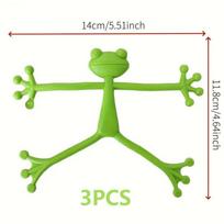 Žalias imituotas varlės augalų stovas Stabilizuotas augalų atramas Tinka mažiems vazoniniams augalams Vidaus sodo dekoracijos 3PCS green