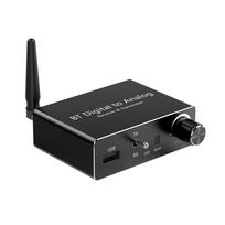 BT Digital To Analog Audio DAC Converter Adapter Digital SPDIF Optical To Analog L/R RCA Converter for Amp TV Home Cinema juoda