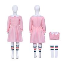 Helovinas Stranger Things Stranger Things 5 Cosplay Kostiumas Cosplay Scenos Kostiumas A children 130 white