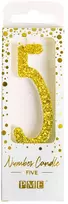 PME Žvakė numeris 5, auksinė