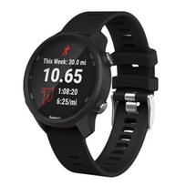 Spalvinga 20 mm laikrodžio apyrankės apyrankė skirta Garmin Forerunner 245 245M 645 Music vivomove 3 HR Sport silikoninė išmaniojo laikrodžio apyrankė Forerunner 645 juoda