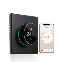 „WiFi Smart Thermostat“ temperatūros valdiklis, savaitinis programuojamas mygtukų valdymas / mobilioji programėlė / balsas Water&Gas Boiler juoda