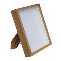 Shadow Box Frame Floating Picture Frame Tabletop Hanging Shadowbox for Tickets Keepsake Memorabilia Artwork Home Decoration white