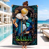 pirate Adventurous Journey Beach Towel, Microfiber Beach Towel, Perfect For Pool, Beach, Travel, Home Decor Beach Party Fan gifts 70cmx140cm(27x55inch)