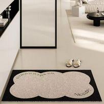 Light Luxury Entrance Door Wire Ring Door Mat Non Slip Foot Mat At The Entrance Household Entrance Carpet Floor Mat Can Be Cut Outside The Door 40*60cm white