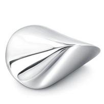 Stainless Steel Oloid Geometric Fidget Streamline Twisted Toy Hypnotic Rolling Motion Smooth Silent Desktop Anxiety Relief Gift white