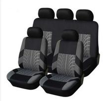 Universali automobilio sėdynės užvalkalas su unikaliu raštu - Europietiško ir Amerikietiško stiliaus 2-piece set (single seat) pilka spalva