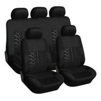 Universali automobilio sėdynės užvalkalas su unikaliu raštu - Europietiško ir Amerikietiško stiliaus 2-piece set (single seat) black