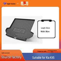 Kia KX/Yi Pao KX1/KX3/KX5 Durable Waterproof TPE Trunk Mat TPE material, rolled in waterproof bag gray