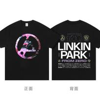 Linkin Park Naujo Albumo Tour Periferija Nu-Metalo Roko Marškinėliai Vyriški Aukštos Kokybės Medvilniniai Laisvi Apvalia Kaklo Trumpomis Rankovėmis Drabužiai S gray