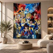 Decorative Tapestry,Vegeta Printed Wall Art, Lightweight Wall Hanging For Bedroom Background 100cmx150cm beige