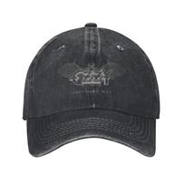 Ozzy Osbourne Ordinary Unisex Bat Baseball Caps Fashion Distressed Denim Music Singer Snapback Cap Unisex Outdoor Gift Caps Hat Adjustable gray
