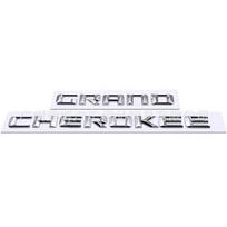 Suderinamas su senesniais JEEP Grand Cherokee: Sparno ir durų šoninė emblema lipdukas gray